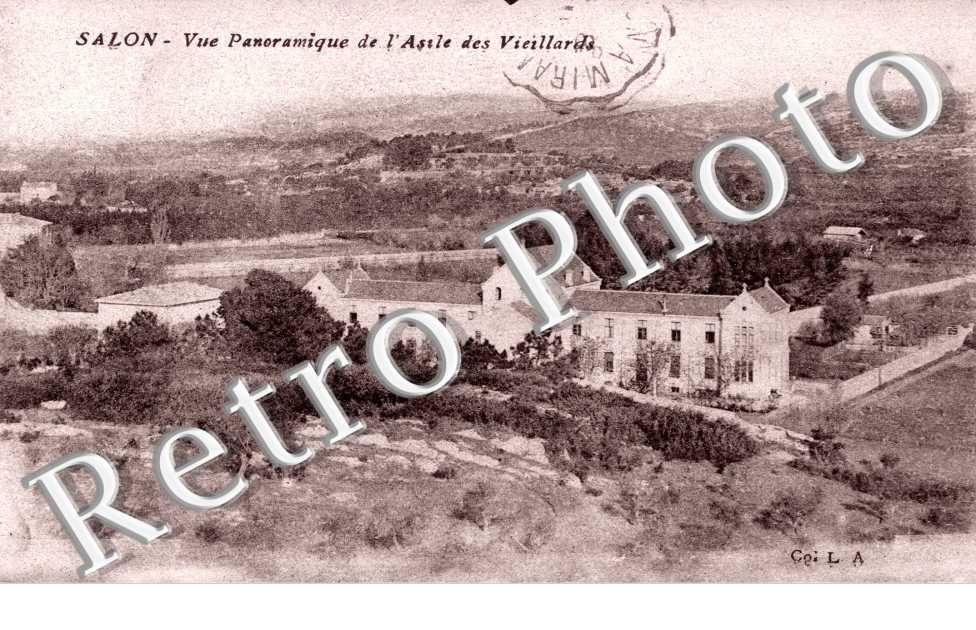 Vue panoramique de l'asile de vieillards