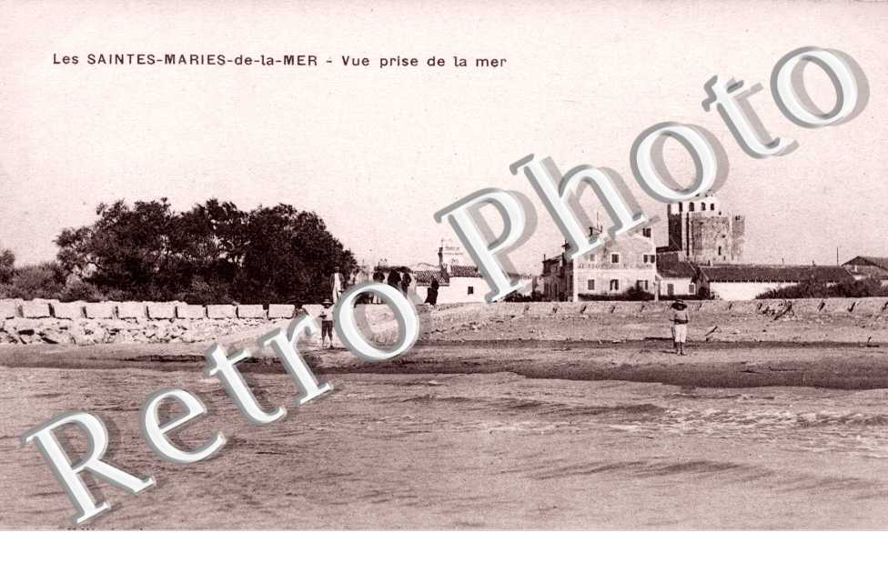 Vue prise de la mer