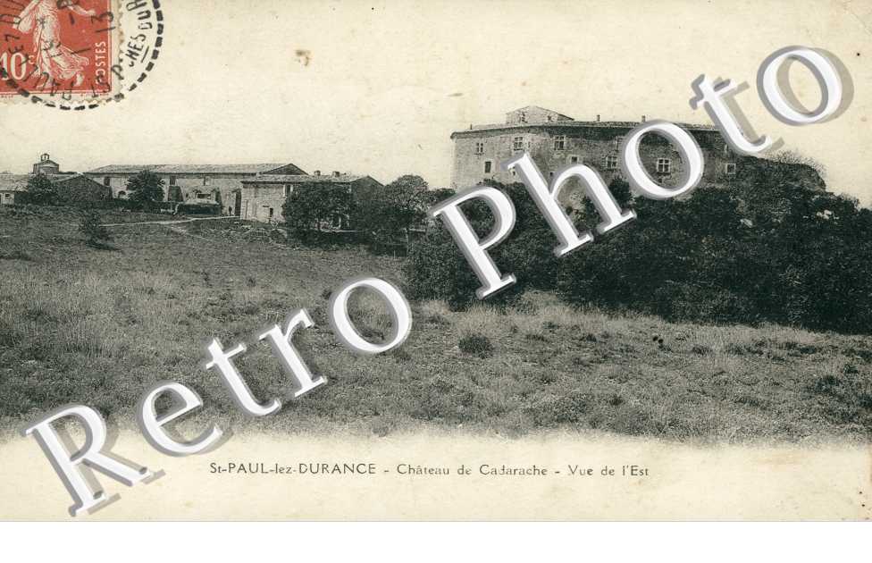 Château de Cadarache - Vue de l&#039;est