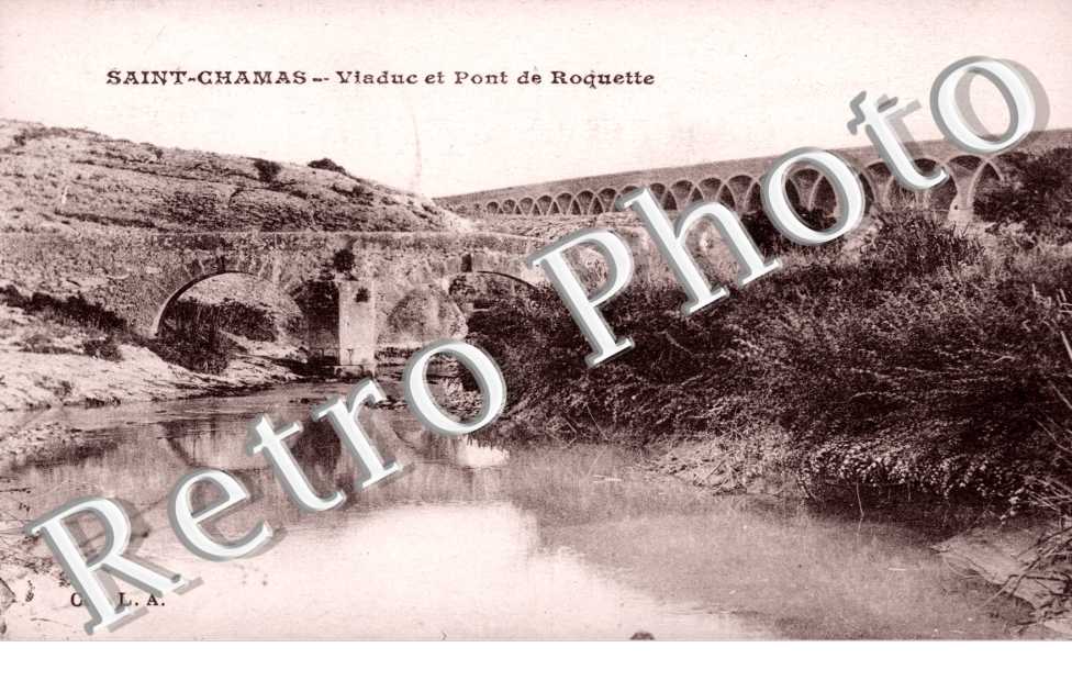 Viaduc et pont de Roquette