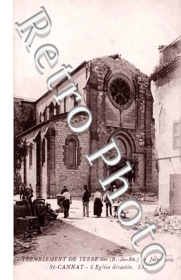 Tremblement de terre du 11 juin 1909 - eglise