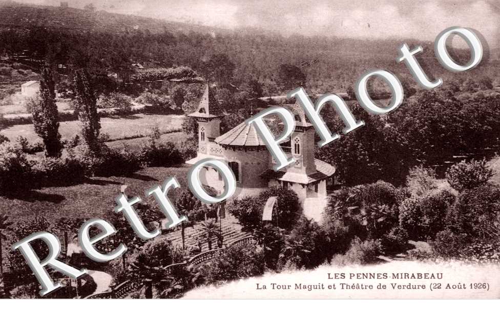 Tour Maguit et Theatre de Verdure