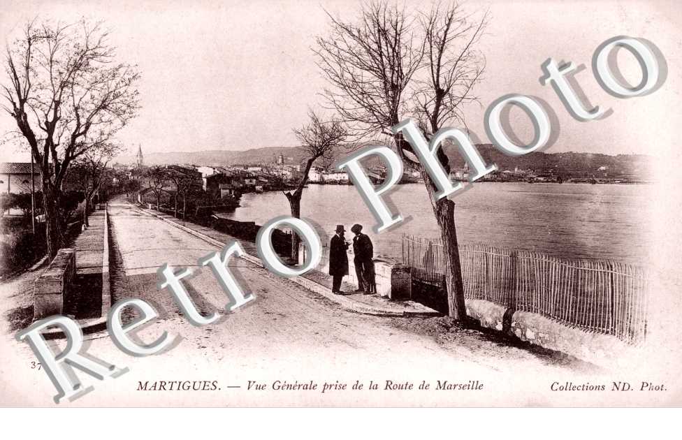 Vue generale prise de la route de Marseille