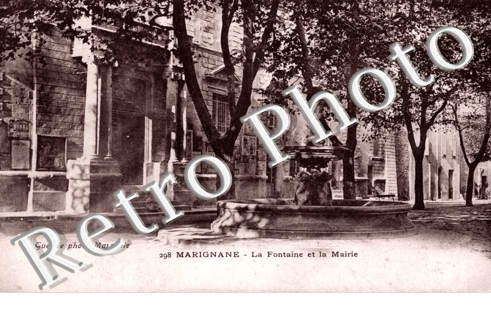 La fontaine et la mairie