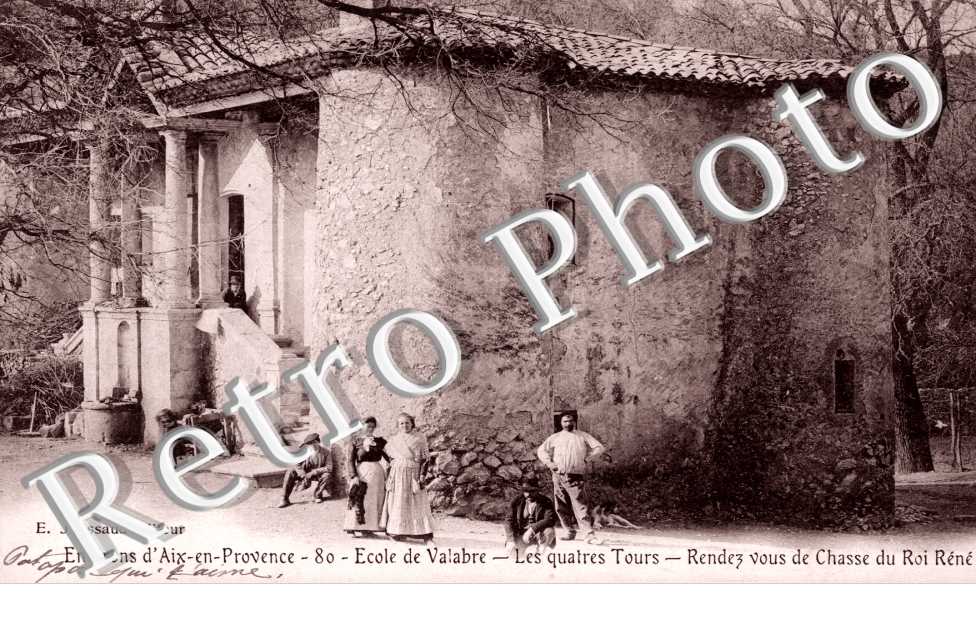 Ecole de Valabre - les quatre cours - rendez-vous du Roi Rene