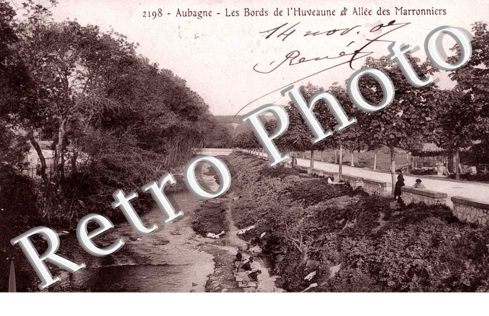 Les bords de l'Huveaune et allee des Marronniers
