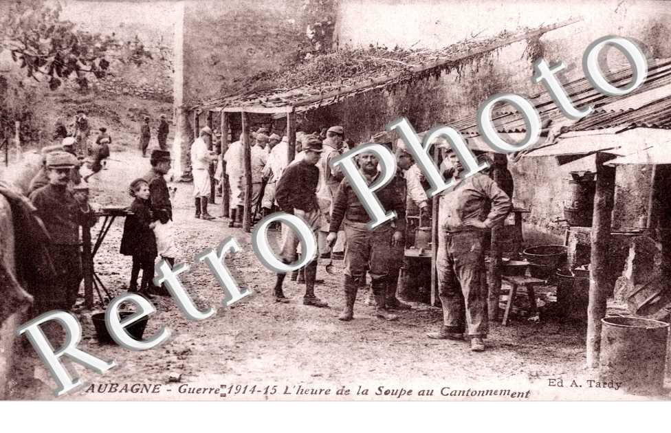 l'Heure de la Soupe au cantonnement, Guerre 1914-1915