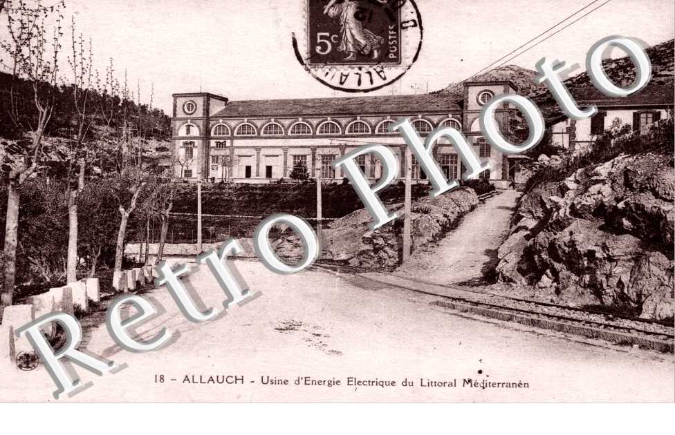 usine d&#039;energie electrique du Littoral Mediterraneen