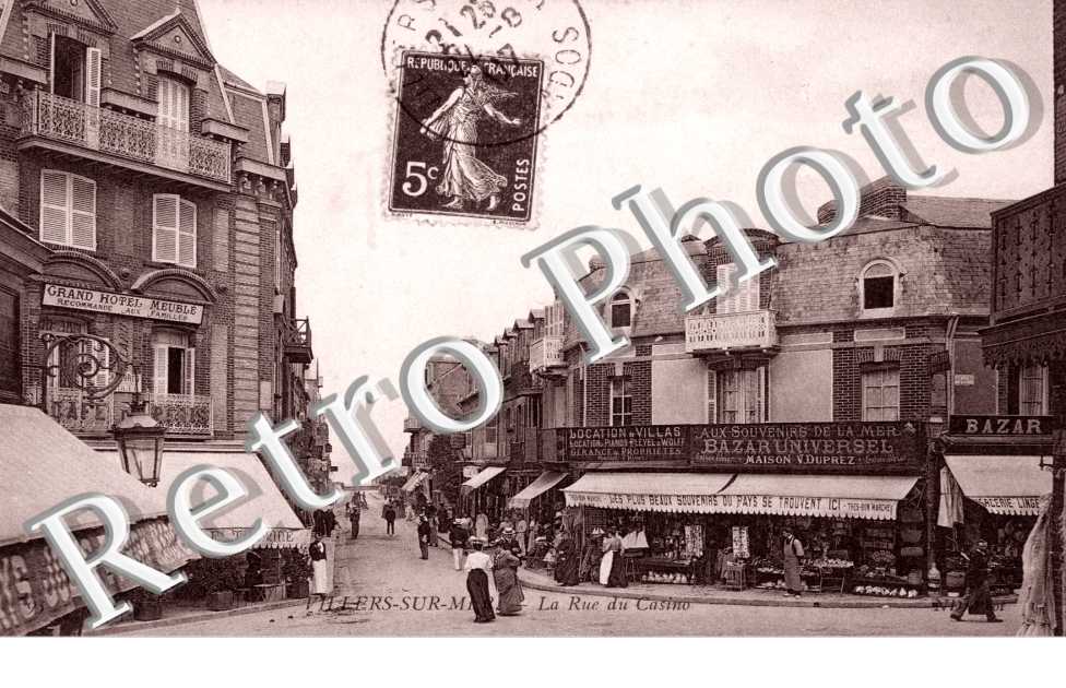 Villers-sur-Mer, la Rue du Casino