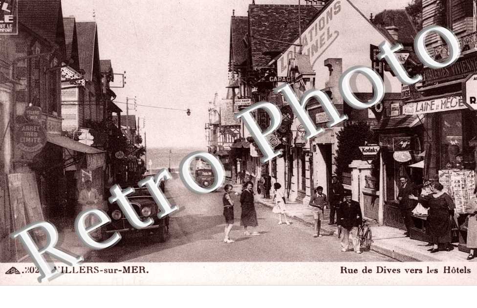 Villers-sur-Mer, Rue de Dives vers les Hotels