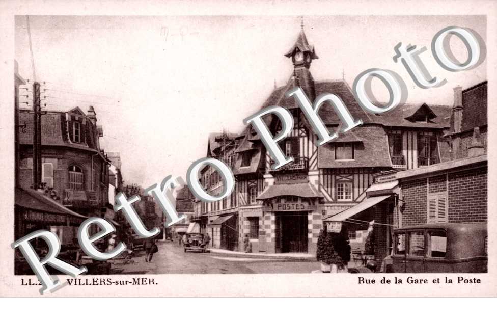 Villers-sur-Mer, Rue de la Gare et de la Poste
