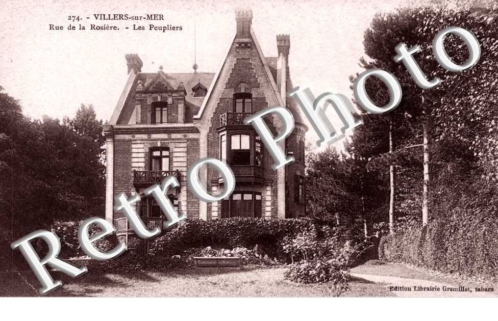 Villers-sur-Mer, Rue de la Rosiere, les Peupliers