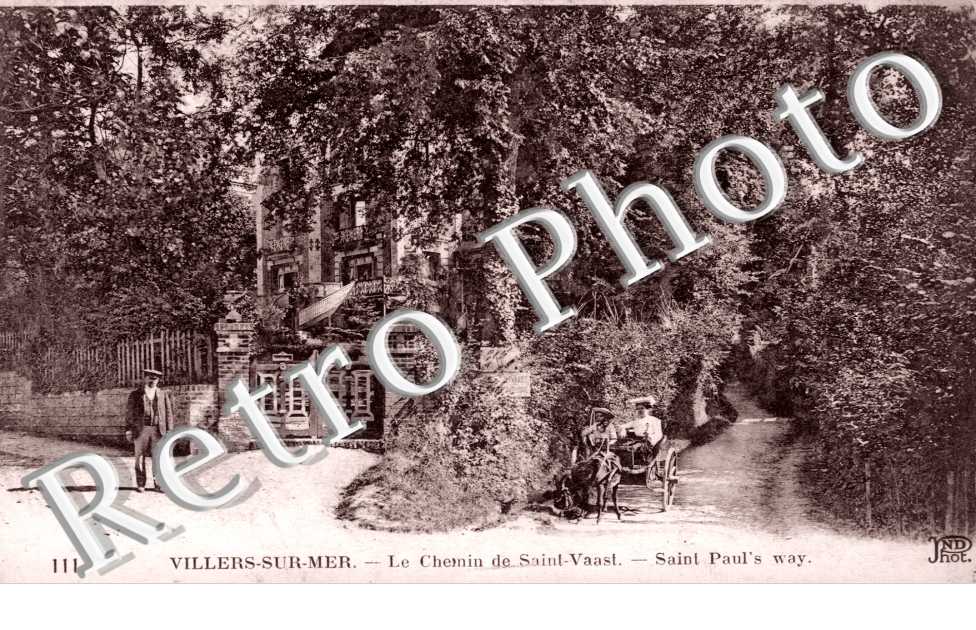 Villers-sur-Mer, le Chemin de Saint-Vaast