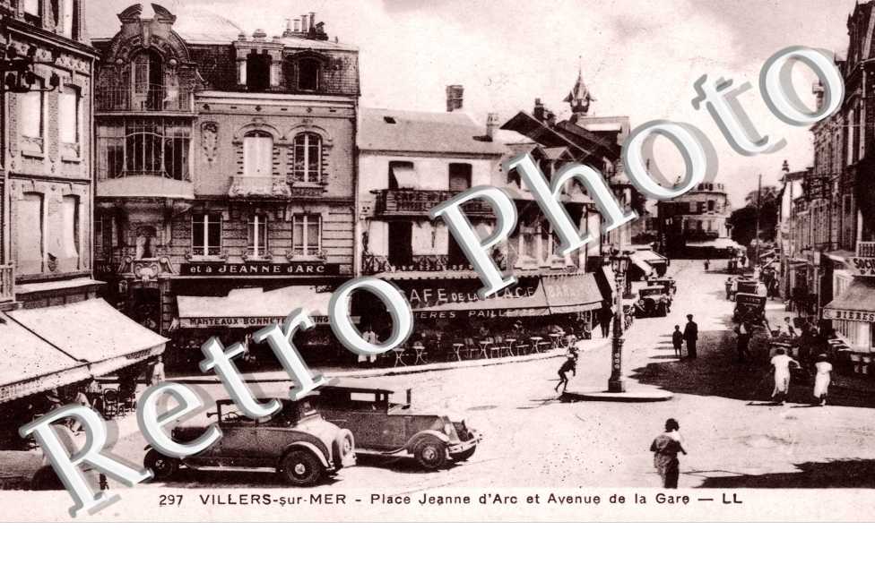 Villers-sur-Mer, Place Jeanne d&#039;Arc et Avenue de la Gare