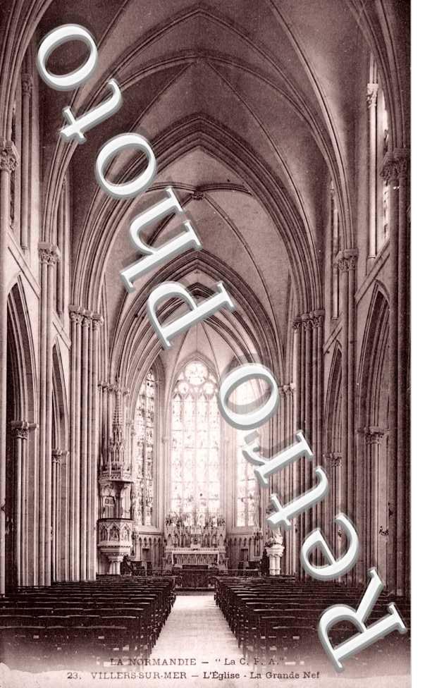 Villers-sur-Mer, l&#039;Eglise, la Grande Nef