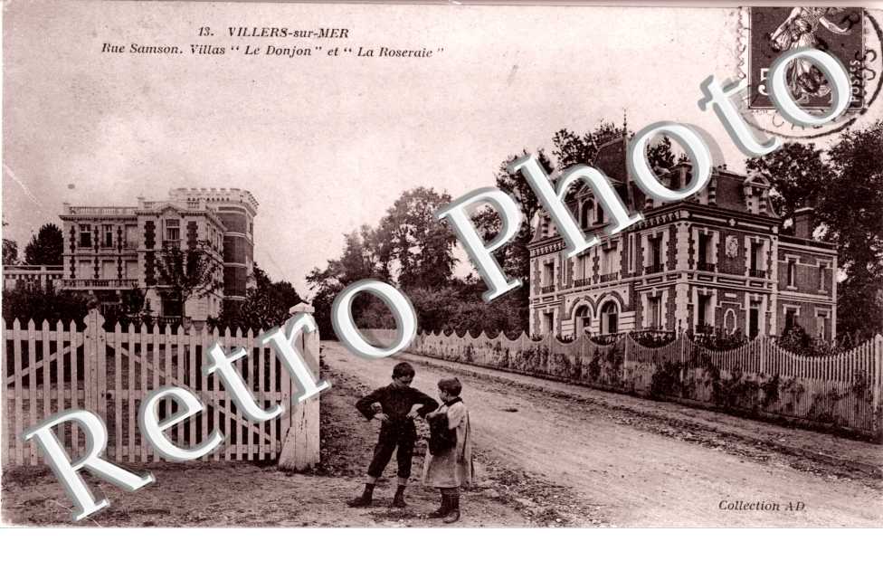 Rue Samson - villas "le donjon" et la "roseraie"