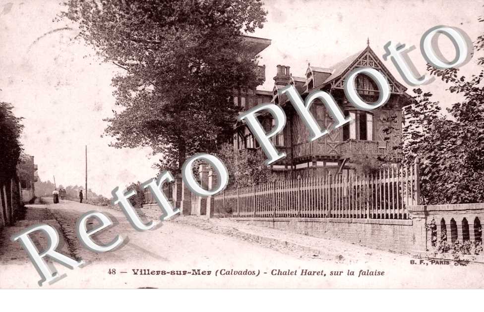 Villers-sur-Mer, Chalet Haret, sur la falaise