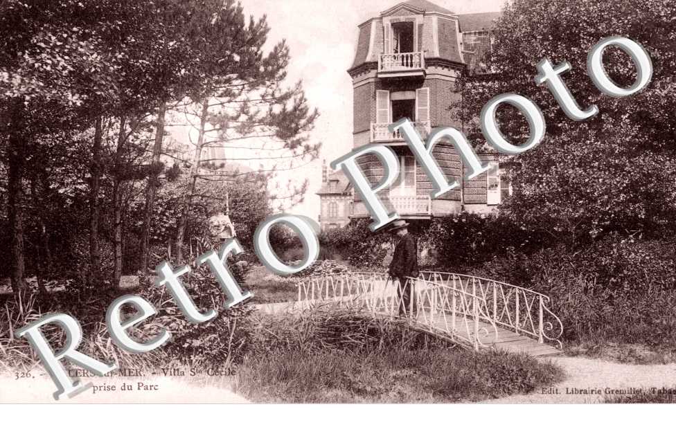 Villa Sainte-Cecile, prise du parc