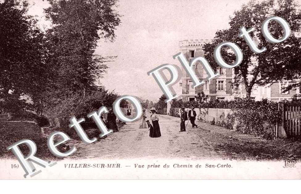 Villers-sur-Mer, Vue prise du Chemin de San-Carlo