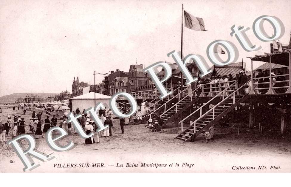 les bains municipaux et la plage