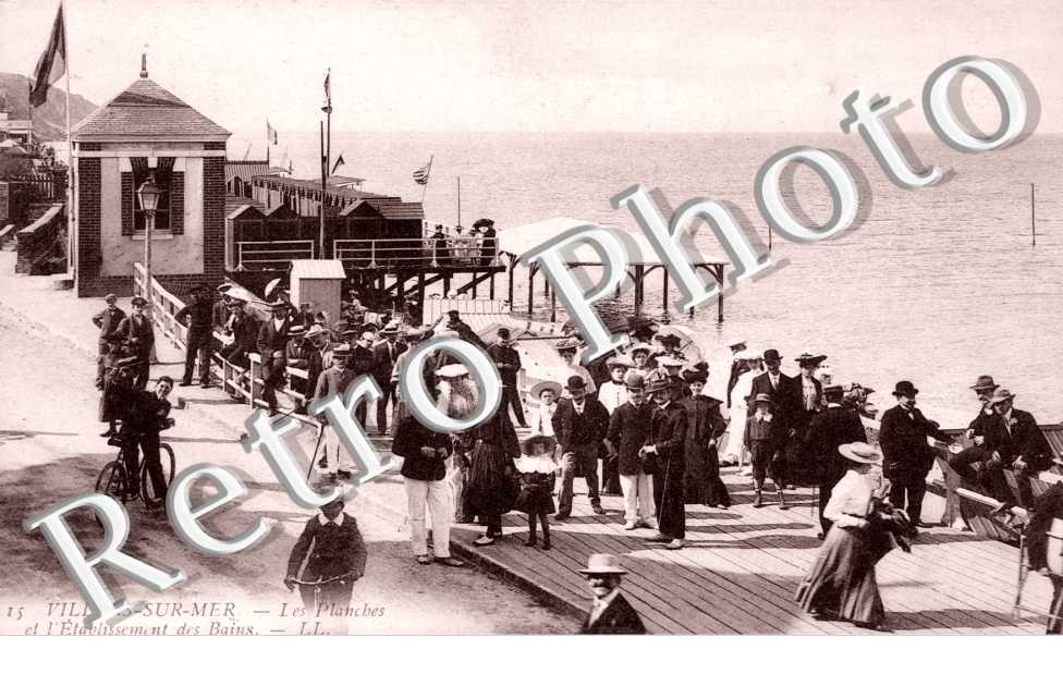 Villers-sur-Mer, les Planches de l&#039;Etablissement des Bains