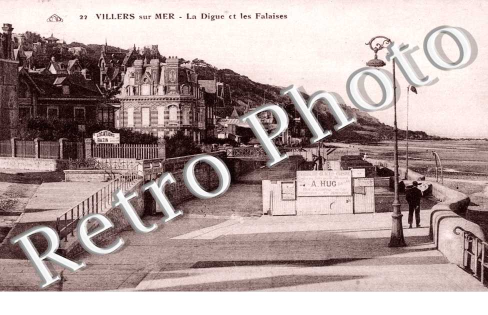 Villers-sur-Mer, la Digue et les Falaises