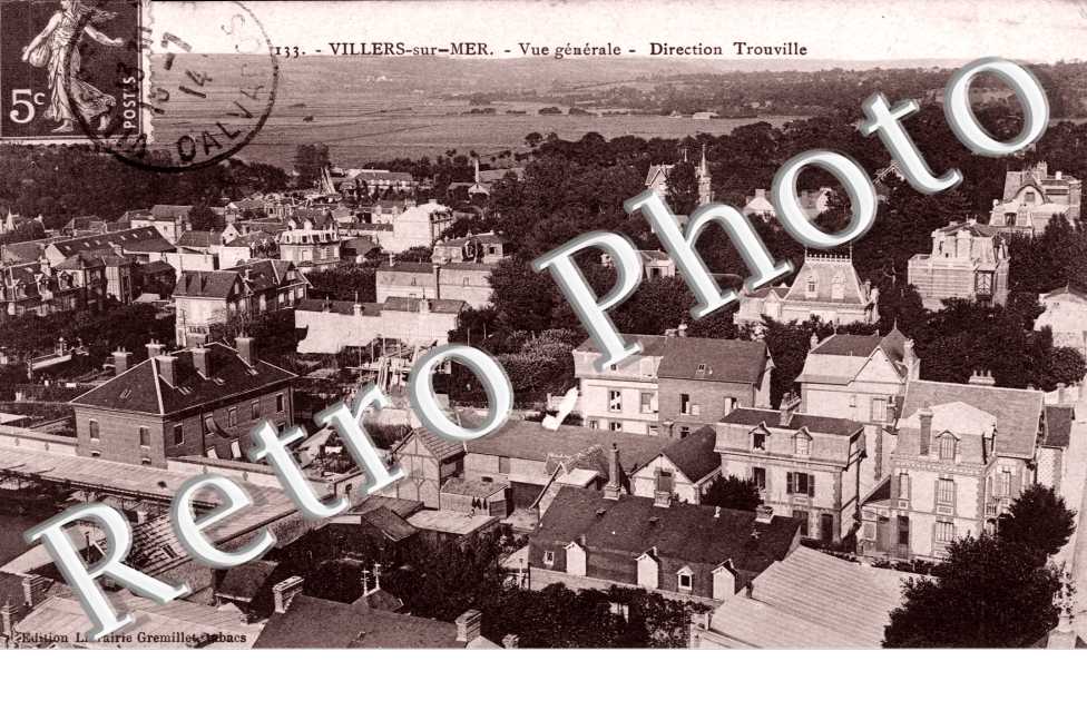 Villers-sur-Mer, Vue Generale, Direction Trouville
