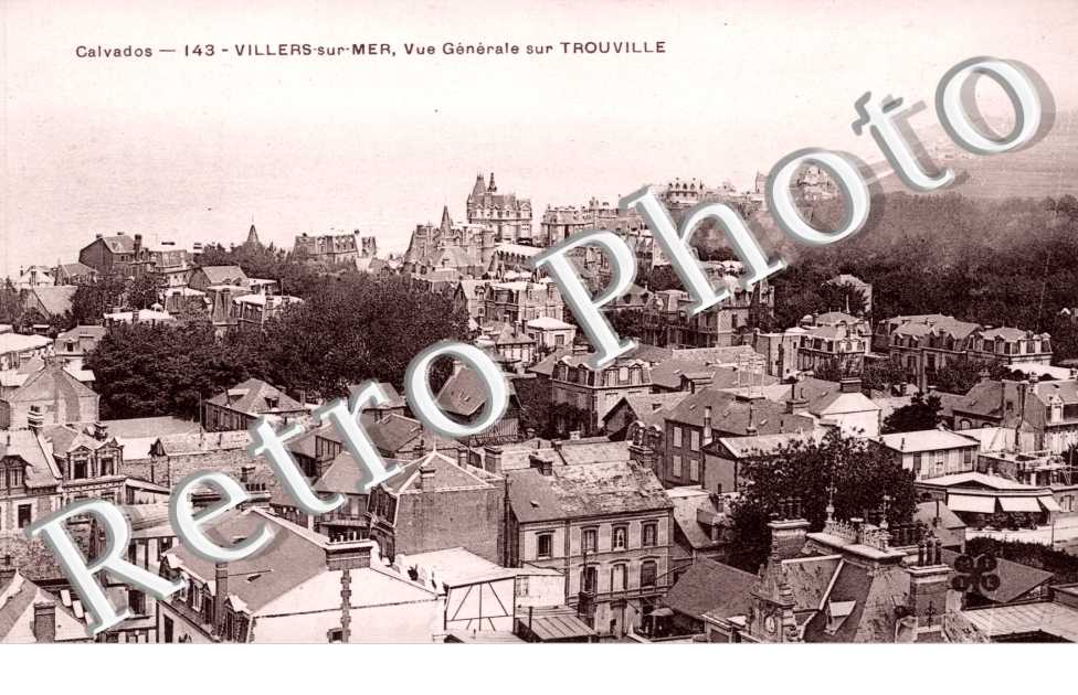 Villers-sur-Mer, Vue Generale sur Trouville