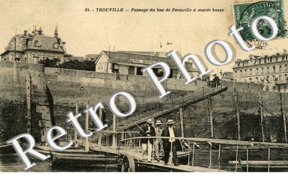 Le Passage du Bac de deauville a maree basse
