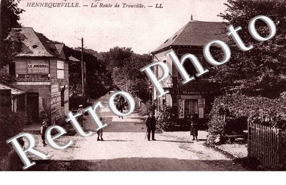 Hennequeville - la route de Trouville