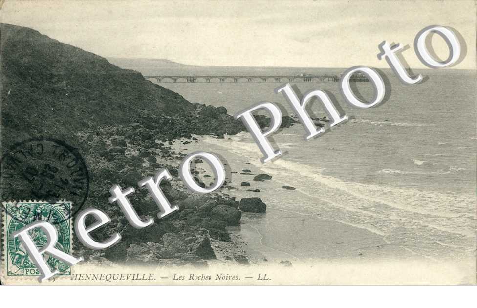 Hennequeville -  Les roches noires