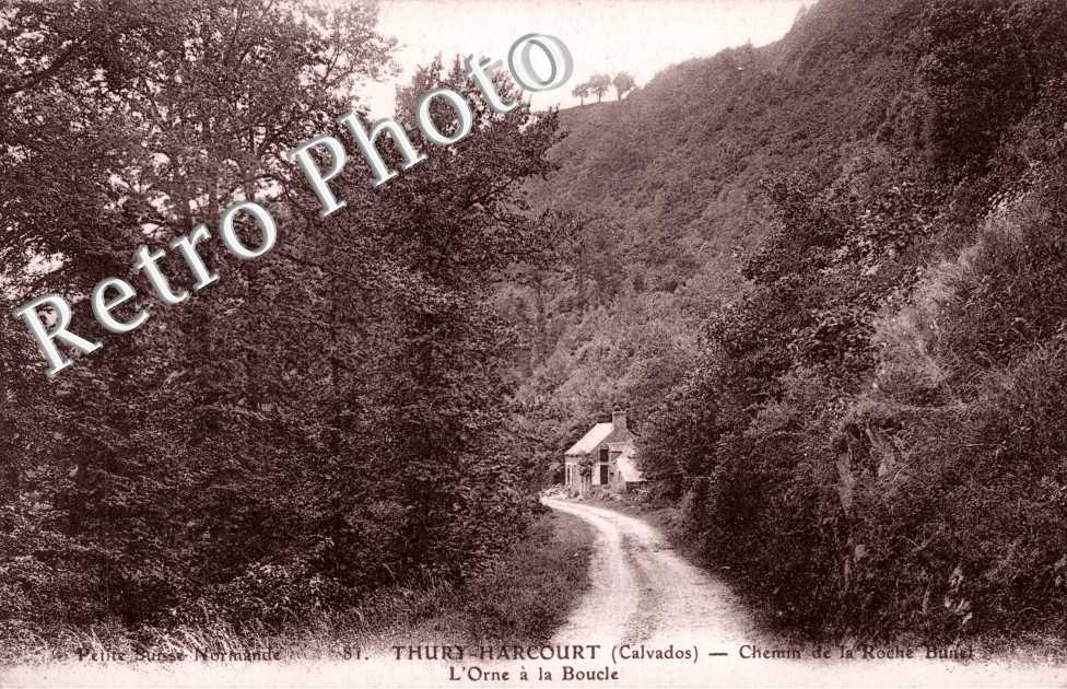 Chemin de la Roche Bunet, l&#039;Orne a la boucle
