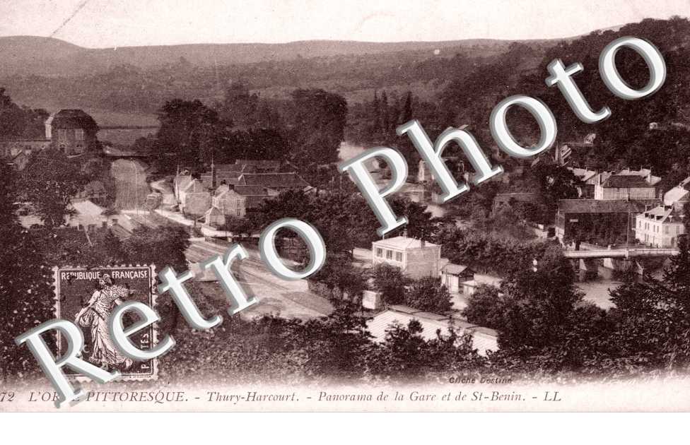 Panorama de la Gare et de Saint-Bernin