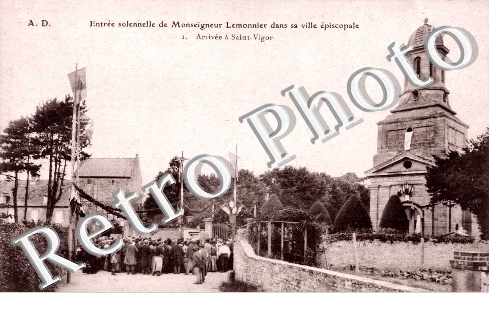 Entree solennelle de Monseigneur Lemonnier dans sa ville episcopale