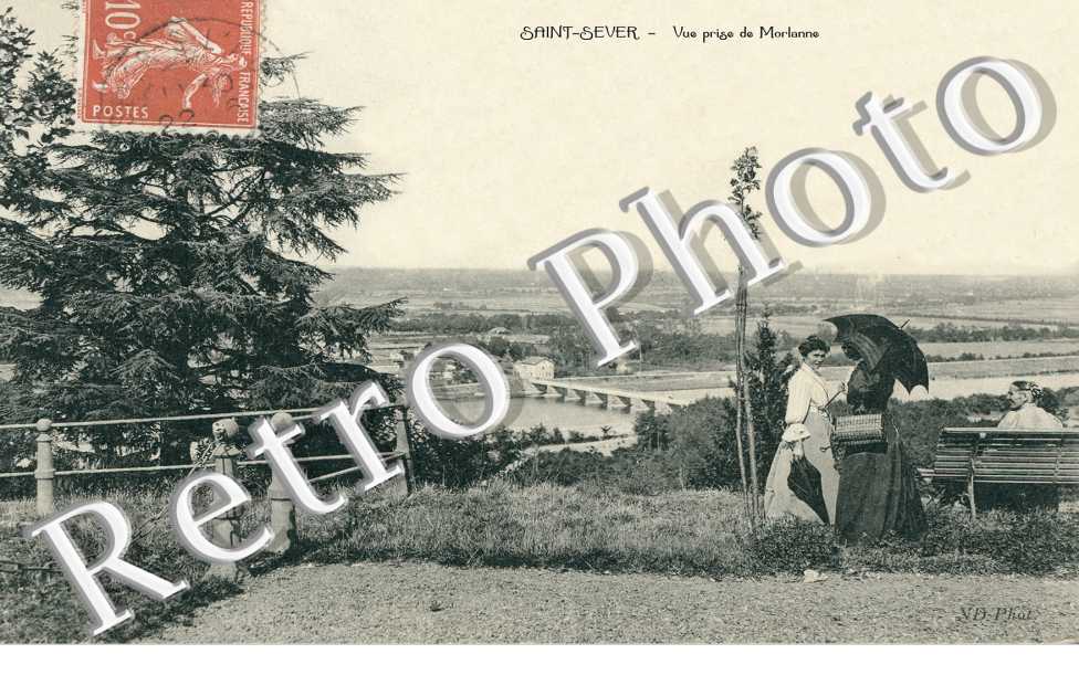 Vue prise de Morlanne