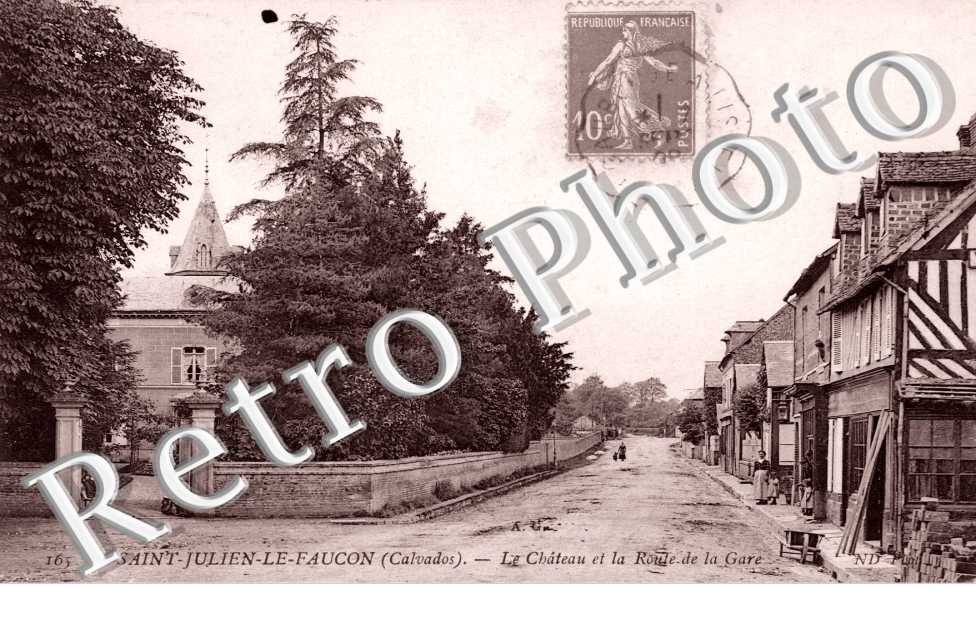 Chateau et route de la gare