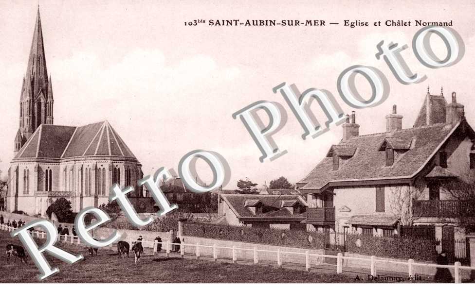 eglise et chalet normand