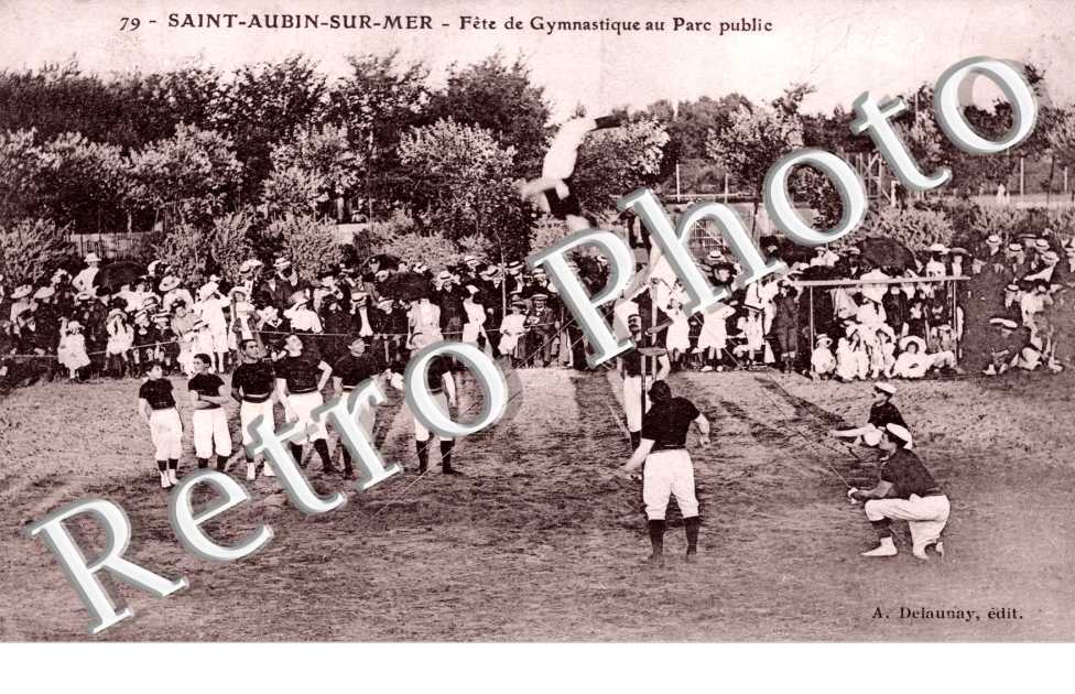 fete gymnastique au parc public