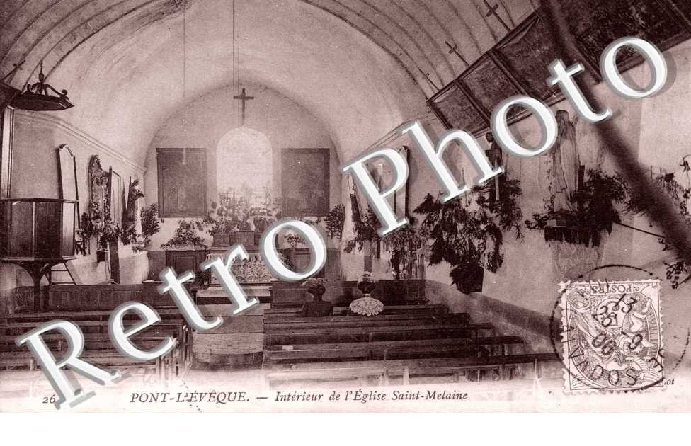 Interieur de l&#039;eglise Saint Melaine