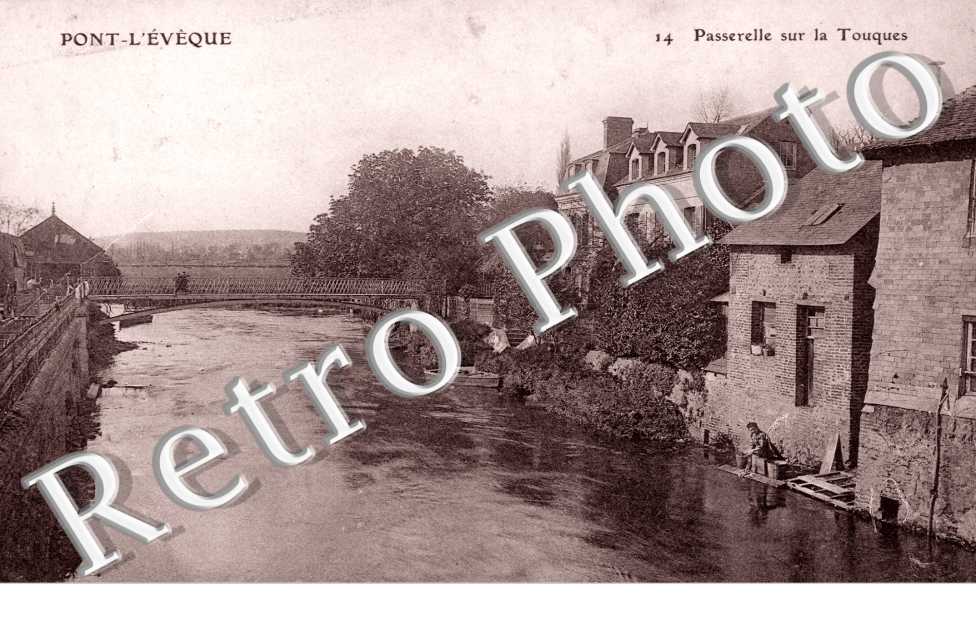 passerelle sur la Touques