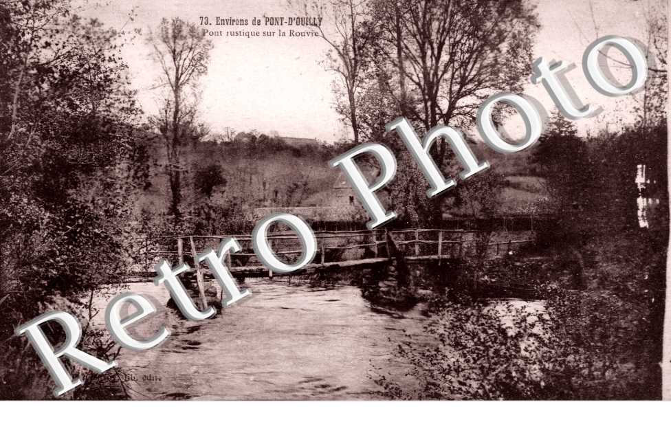 Pont rustique sur la Rouvre