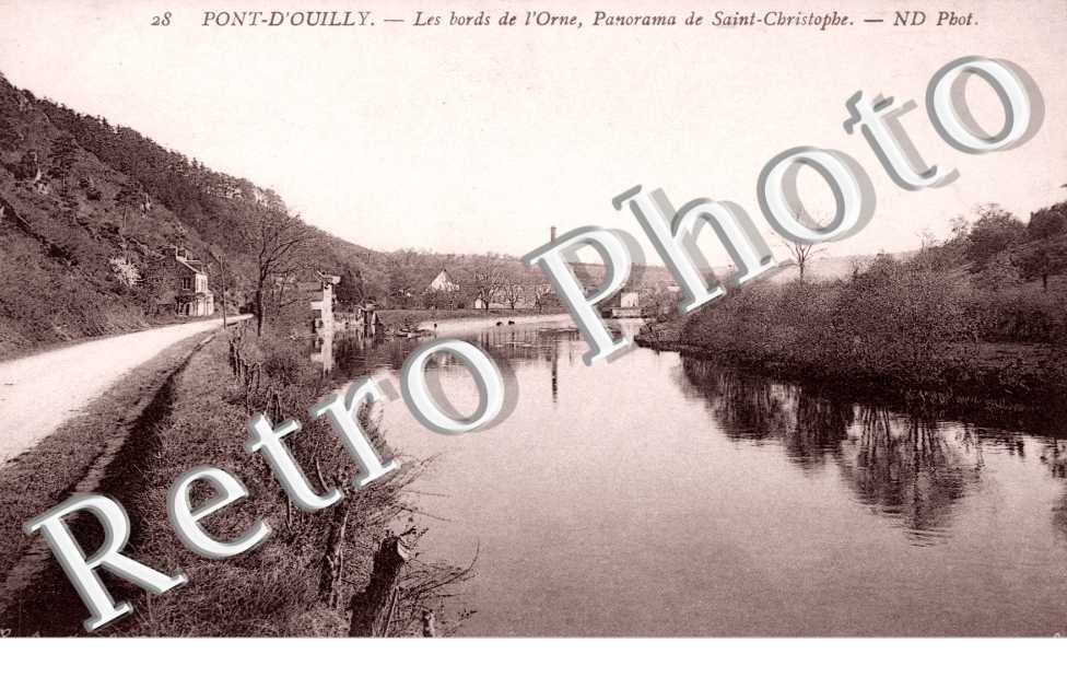 Bords de l'Orne - panorama de St Christophe