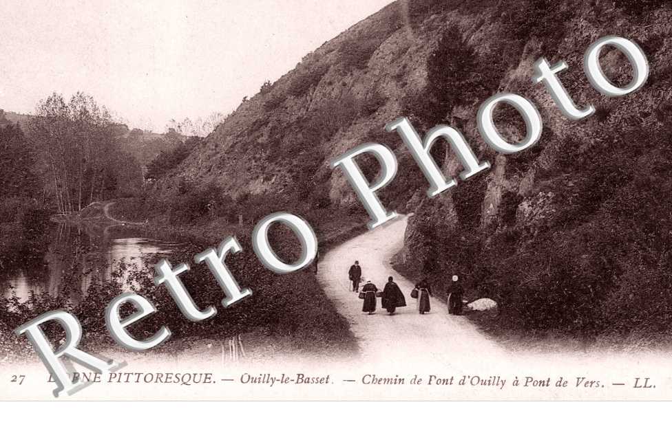 Chemin de pont d'Ouilly a Pont de Vers