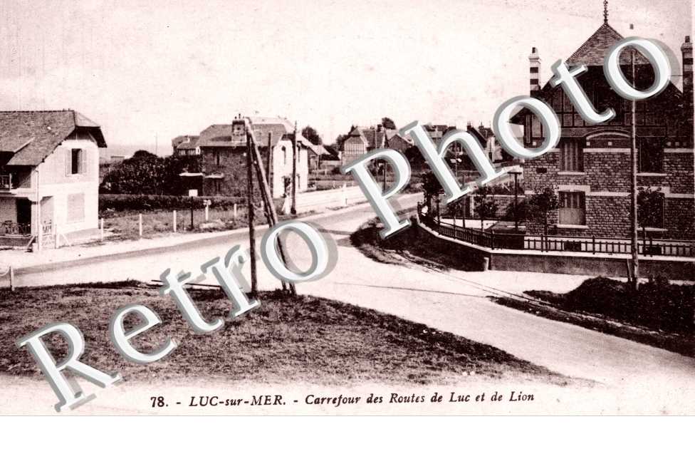 Carrefour des routes de luc et de Lion