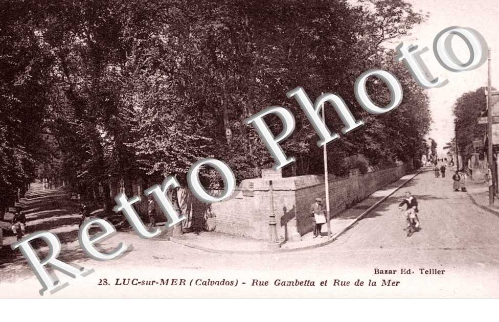 Luc-sur-Mer, Rue Gambetta et Rue de la Mer