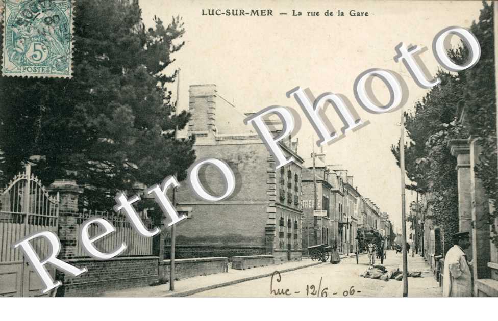 Luc-sur-Mer, la Rue de la Gare