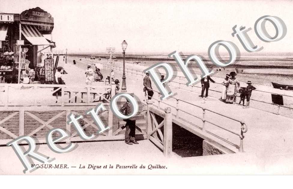 Luc-sur-Mer, la Digue et la Passerelle du Quilhoc
