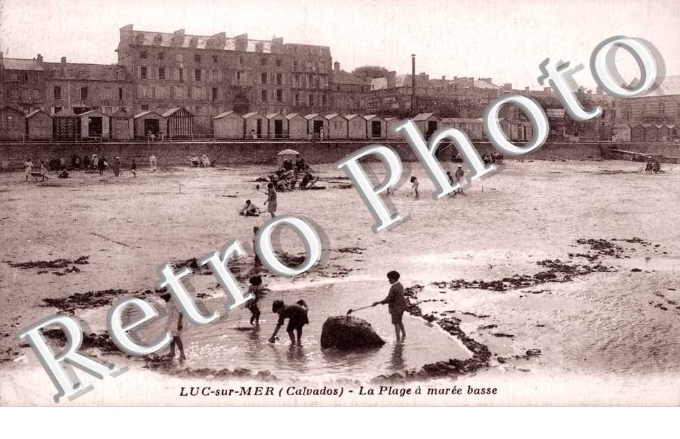 Luc-sur-Mer, la Plage a maree basse