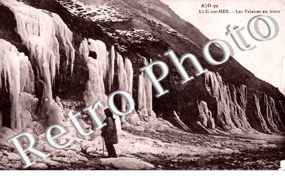 Luc-sur-Mer, les Falaises en Hiver
