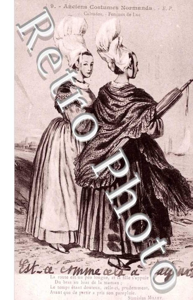 anciens costumes normands, femmes de Luc